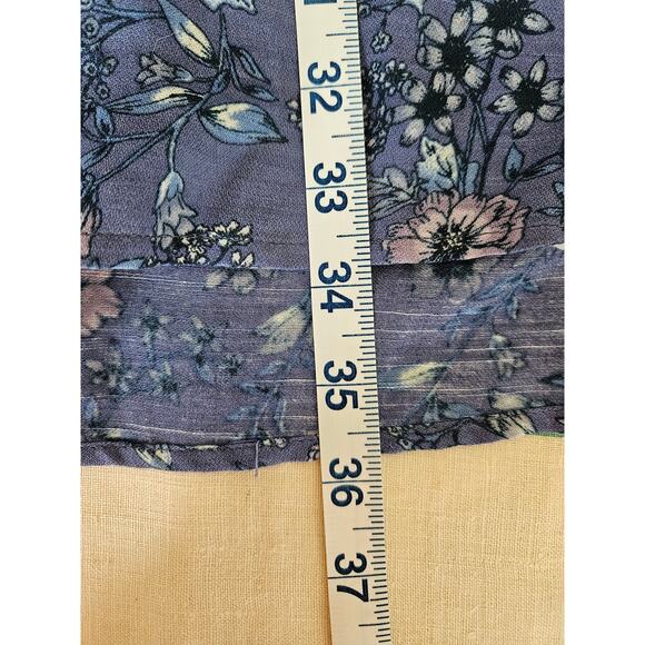 Lucky Brand Printed Peasant Mini Dress, Size XS - Picture 11 of 11